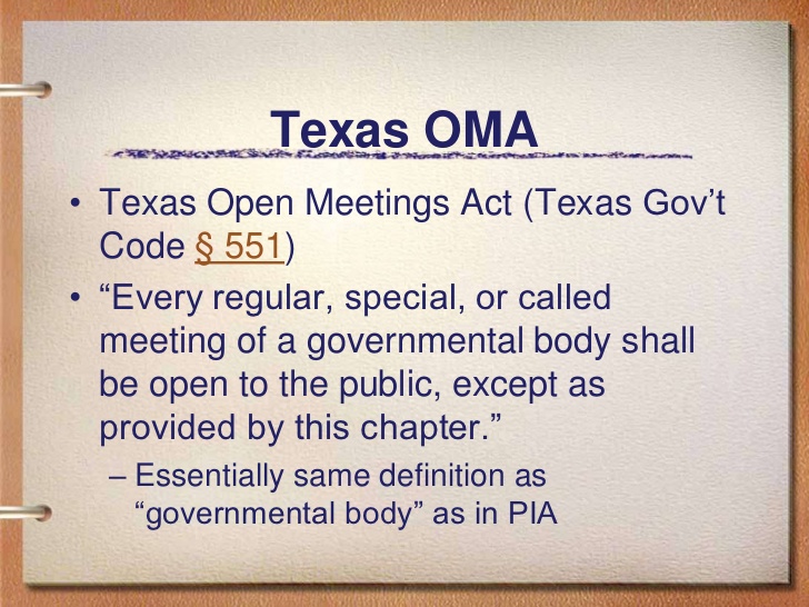 Open Meetings
